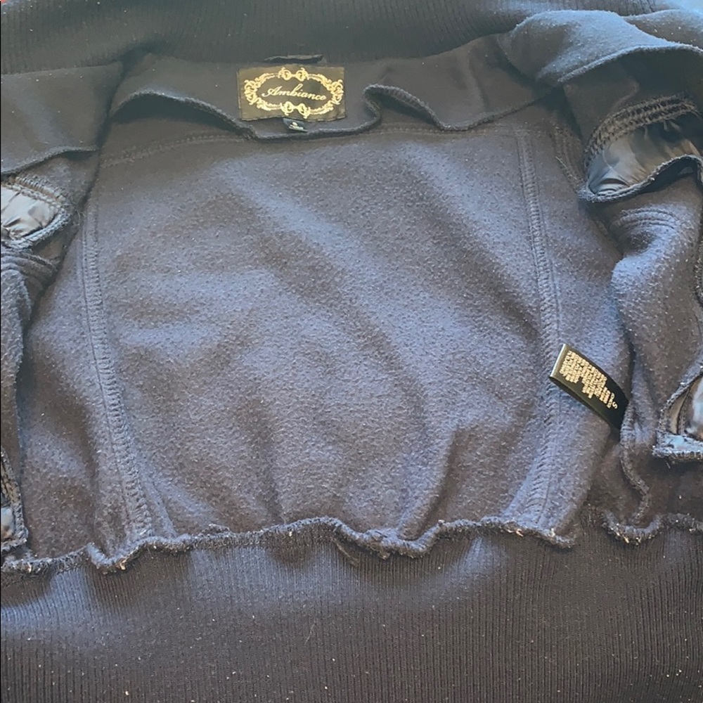 Navy blue Fall coat - Picture 3 of 3